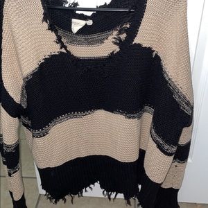 White crow sweater